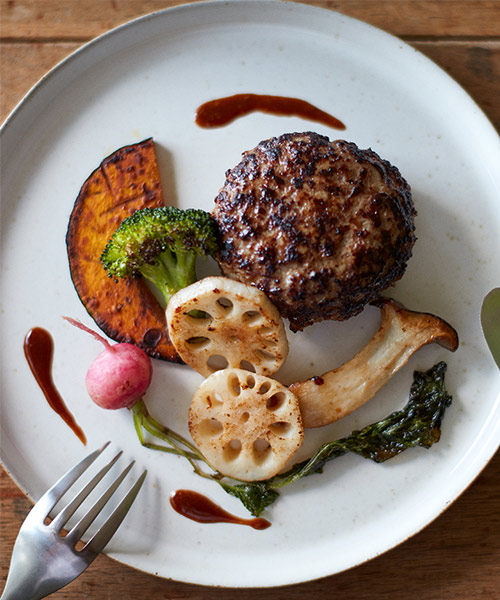 岩手薫る格之進ハンバーグセットの画像