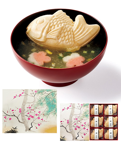 ＜久右衛門＞紅梅 鯛最中のお吸物の画像