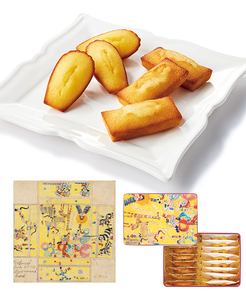 ＜アンリ・シャルパンティエ＞七宝飾箱デザイン 馬のサーカスⅡ フィナンシェ・マドレーヌ詰合せの画像