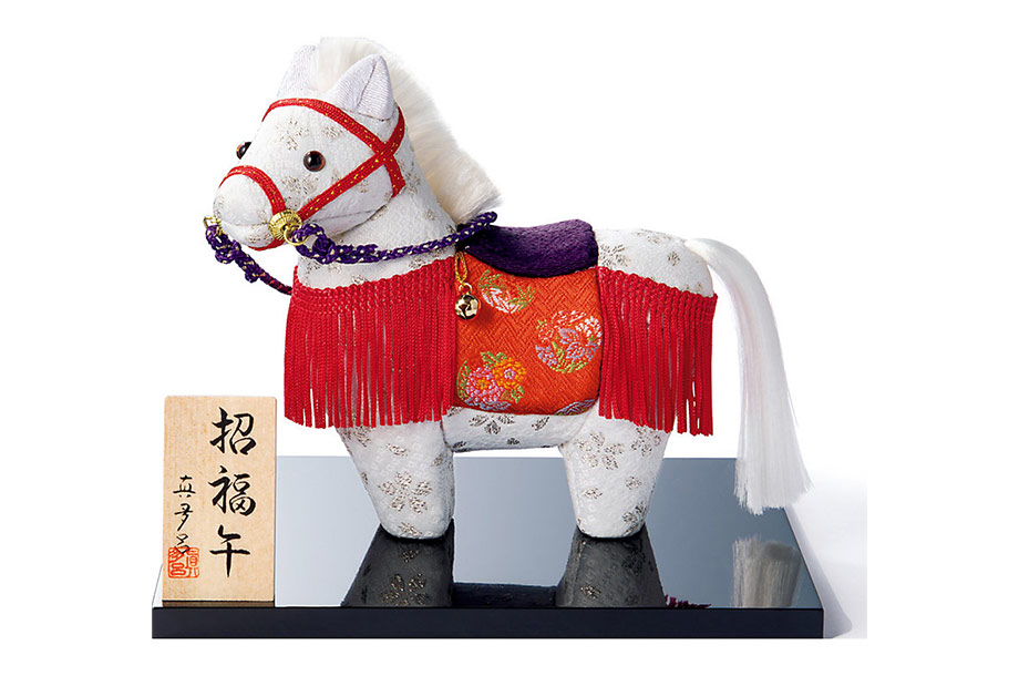 ＜真多呂＞江戸木目込干支｢招福午｣の画像　