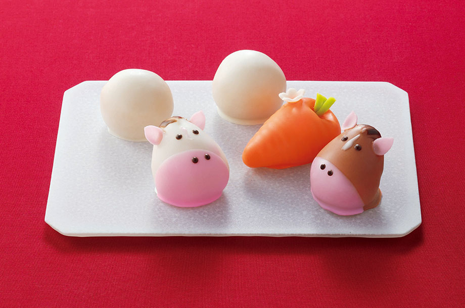 ＜菓匠花見＞干支白鷺宝の画像