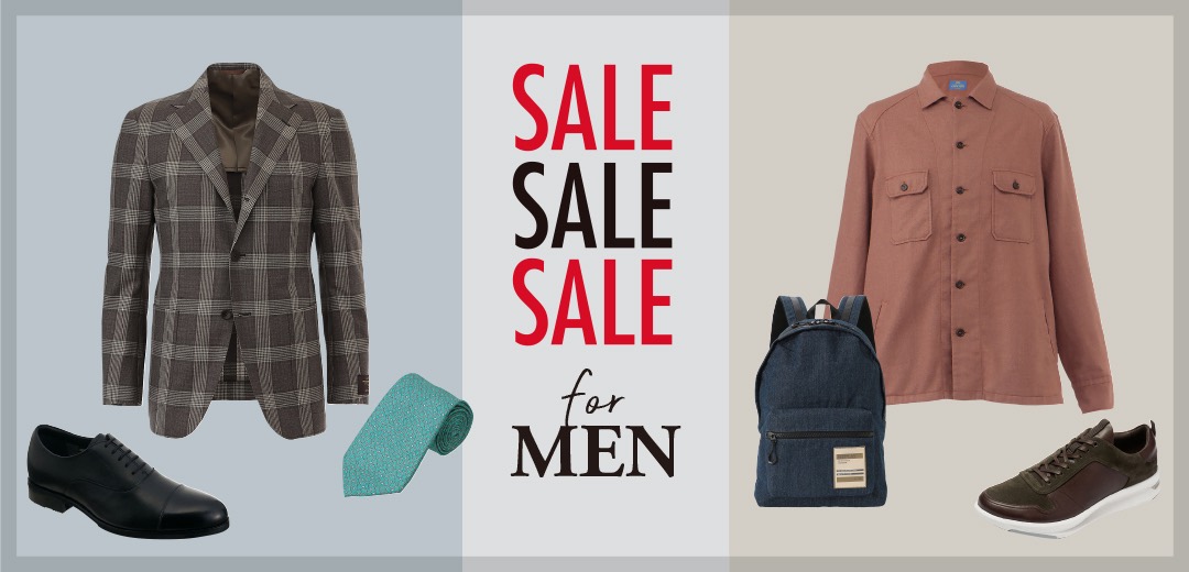2025年三越伊勢丹メンズセール お買得商品を集めました！のメインビジュアル