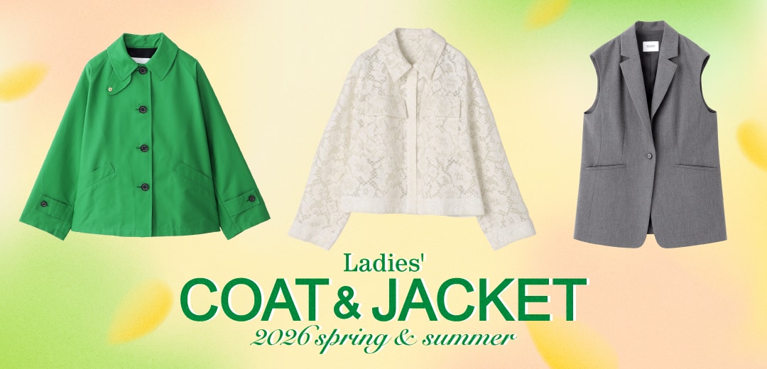 トレンド レディースコート・ジャケット特集のメインビジュアル