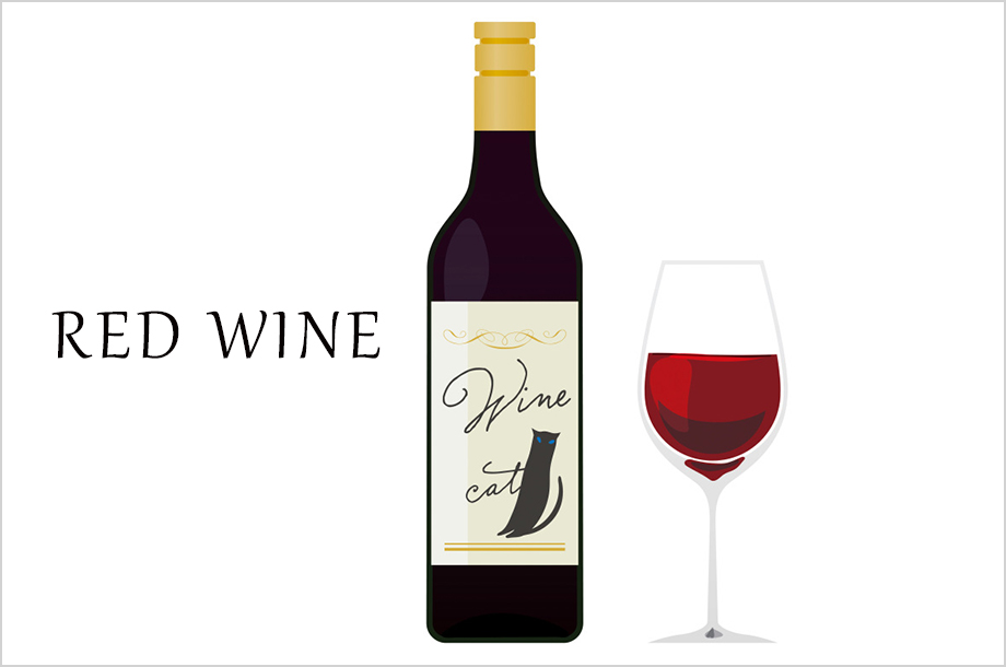 赤ワインの画像