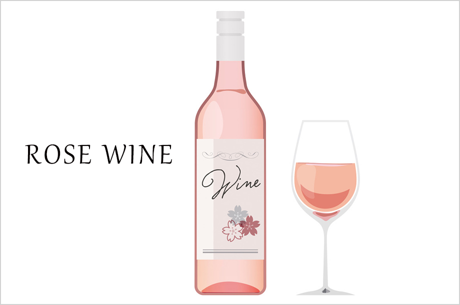 ロゼワインの画像