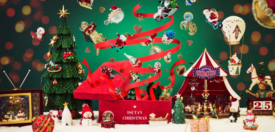 クリスマスオーナメントセット　伊勢丹　【美品】 クリスマスツリー＆クリスマスオーナメント ISETAN Christmas Home