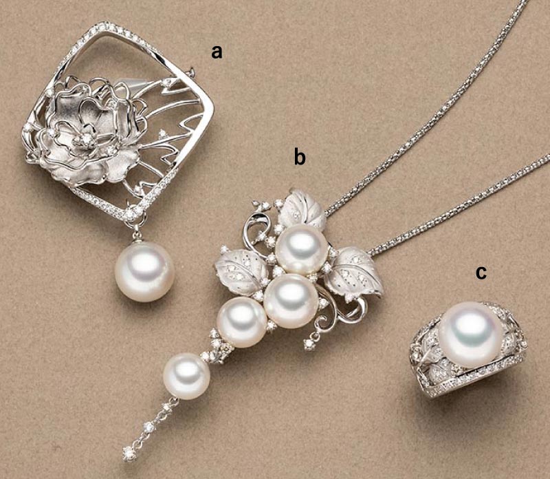 三越 真珠 パールネックレスとピアス 伊勢丹アクセサリー＆ジュエリーセレクション】ジェンダーレス