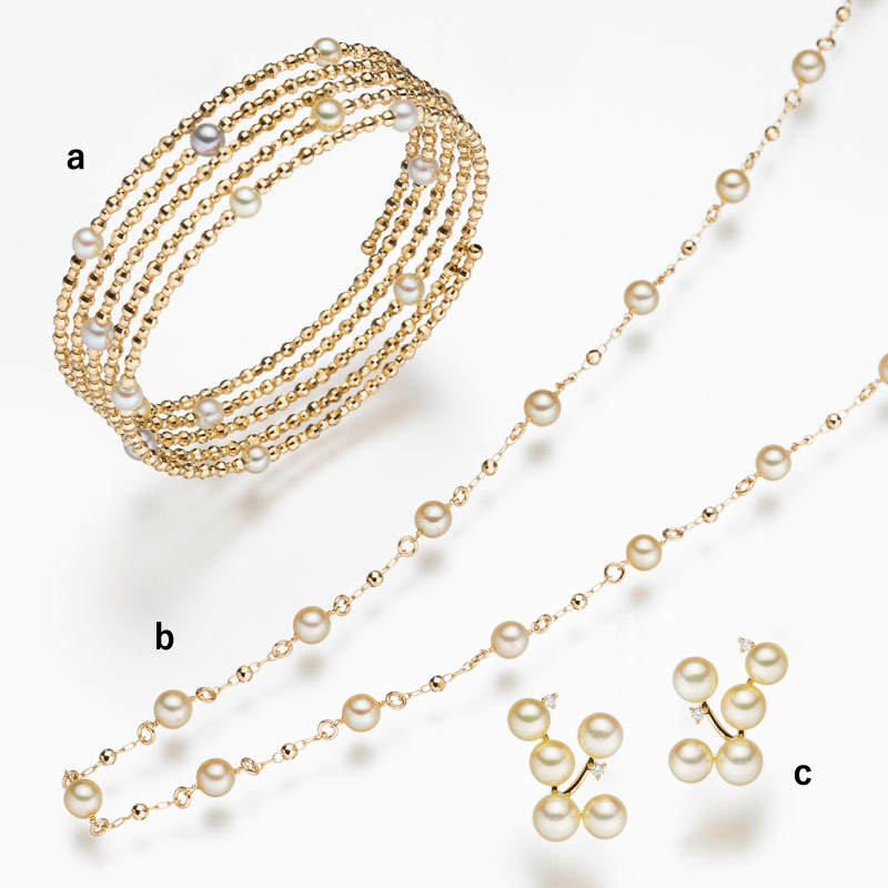 PEARL ＆ CORAL EXHIBITION ～海のキセキ～_アコヤパールブレスレット・ネックレス・ピアスの画像