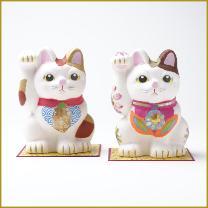 日本橋三越の迎春_＜久月＞和紙貼り陶器人形の画像