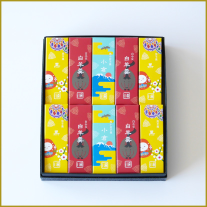 日本橋三越の迎春_＜森八＞小型羊羹 粋(迎春)の画像