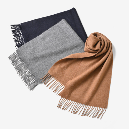 SALE メンズ＆レディースウインターファッションバザール_カシミヤマフラー 各種の画像