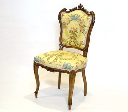三越アンティーク＆ビンテージ_＜YUMEORI夢織＞ ルイ15世様式 サロンチェアの画像