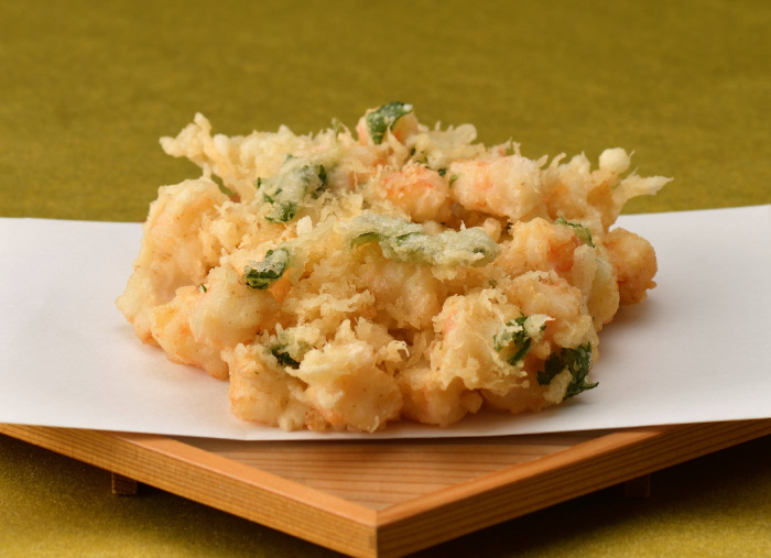 ＜てんぷら山の上＞ 海老とイカのかき揚げの画像