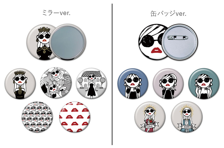 Arch DAICHI MIURA ART EXHIBITION_三浦大地オリジナル缶バッヂの画像