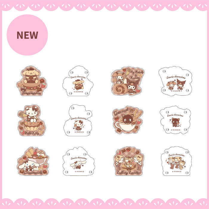 HELLO KITTY’ S SWEETS MARKET_トレーディングアクリルマグネットの画像