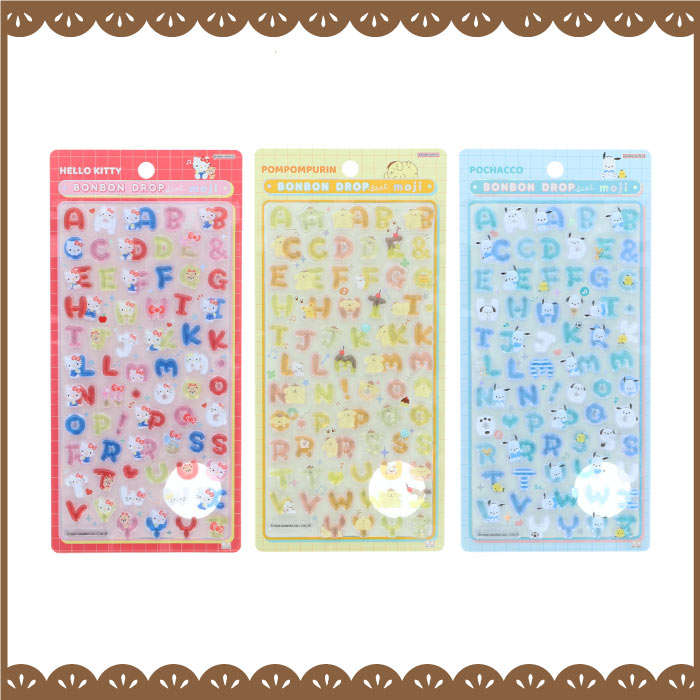 HELLO KITTY’ S SWEETS MARKET_ボンボンドロップシールの画像