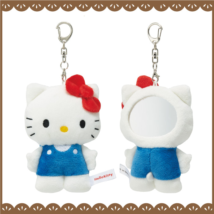 HELLO KITTY’ S SWEETS MARKET_ダイカットヌイグルミミラー ハローキティの画像