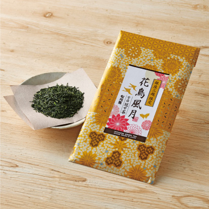 銀座三越で買えるてみやげ_＜松北園＞宇治冠せ茶「花鳥風月」の画像