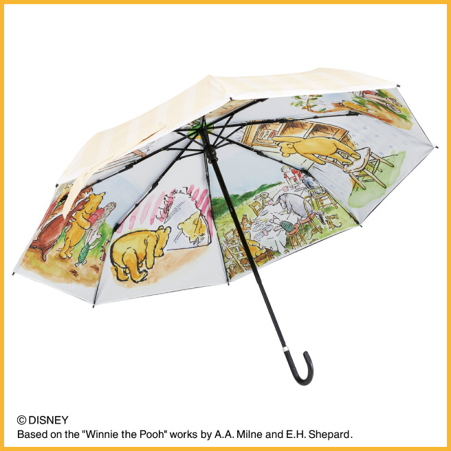 「くまのプーさん」原作デビュー100 周年 DISNEY WINNIE THE POOH FESTIVAL in 銀座三越_晴雨兼用折りたたみ傘の画像