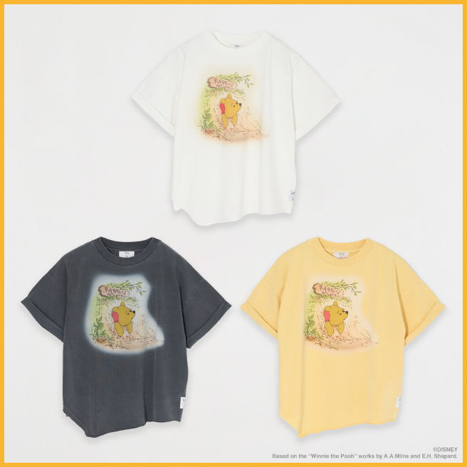 「くまのプーさん」原作デビュー100 周年 DISNEY WINNIE THE POOH FESTIVAL in 銀座三越_＜マウジー＞【UNISEX】 ASYMMETRY TSJ / POOHの画像