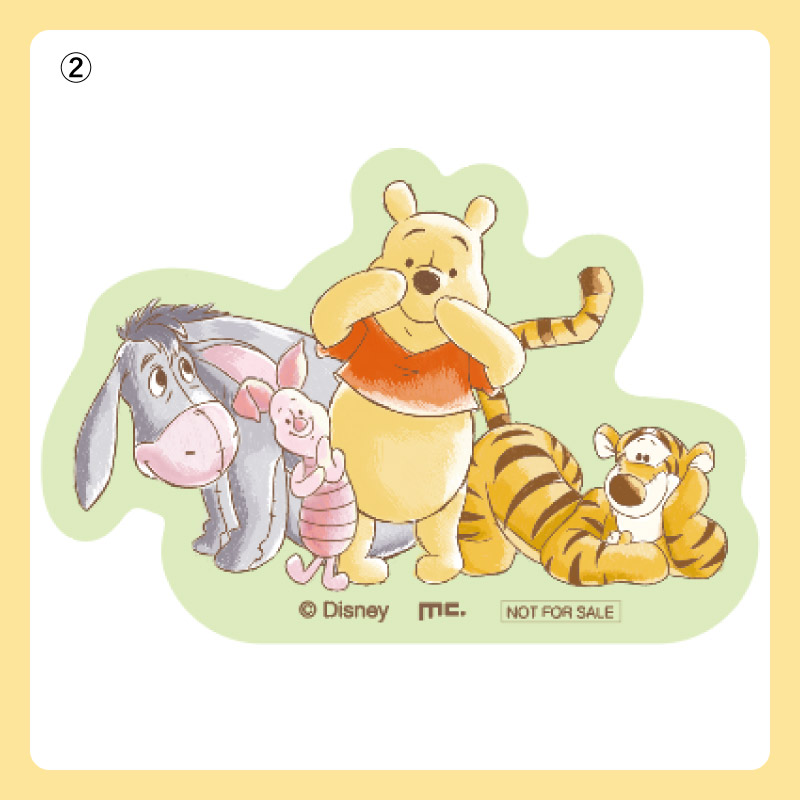 「くまのプーさん」原作デビュー100 周年 DISNEY WINNIE THE POOH FESTIVAL in 銀座三越_「三越伊勢丹アプリ」会員さま限定特典_くまのプーさんオリジナ ルステッカー②の画像